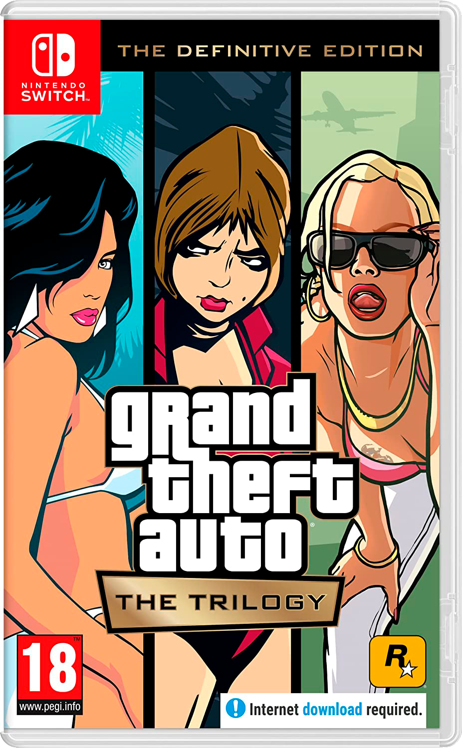 Grand Theft Auto: The Trilogy - Definitive Edition [Nintendo Switch, русские субтитры]