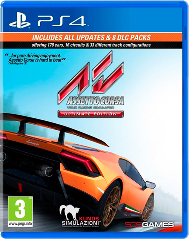 Assetto Corsa. Ultimate Edition [PS4, русские субтитры]