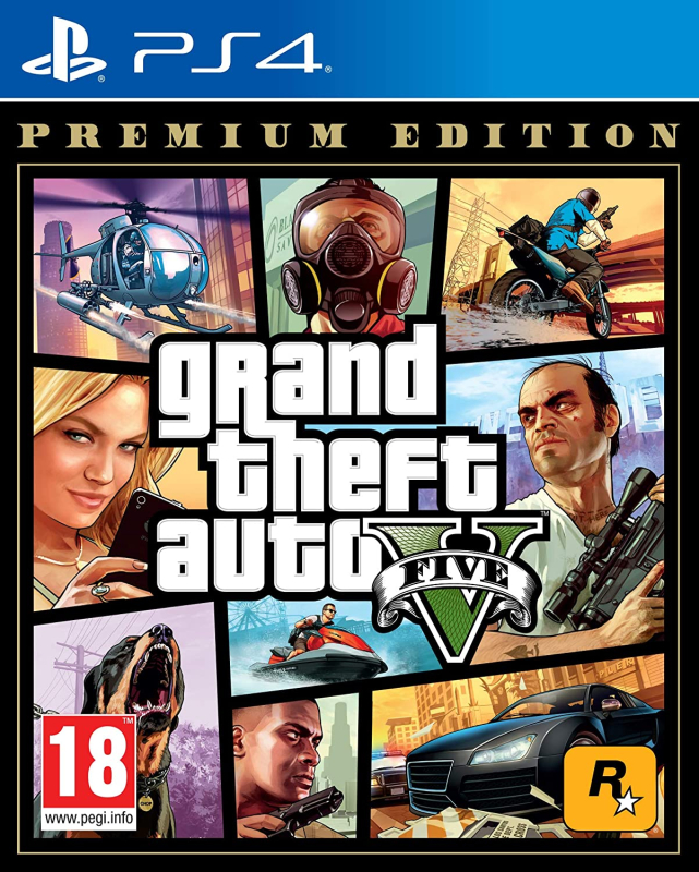 Grand Theft Auto V. Premium Edition [PS4, русские субтитры]