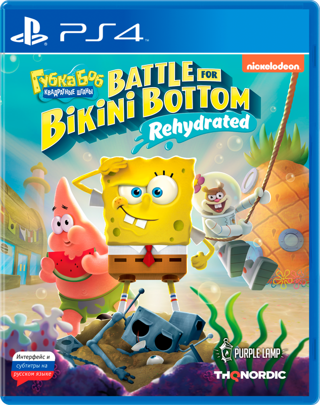 SpongeBob SquarePants: Battle For Bikini Bottom – Rehydrated [PS4, русские субтитры]