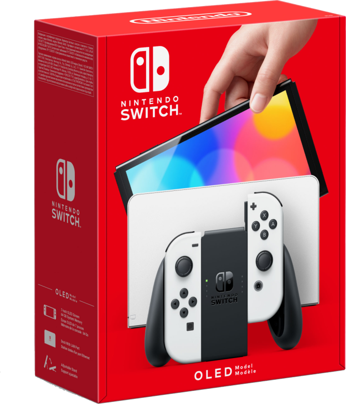 Игровая консоль Nintendo Switch (OLED-модель) (белый)