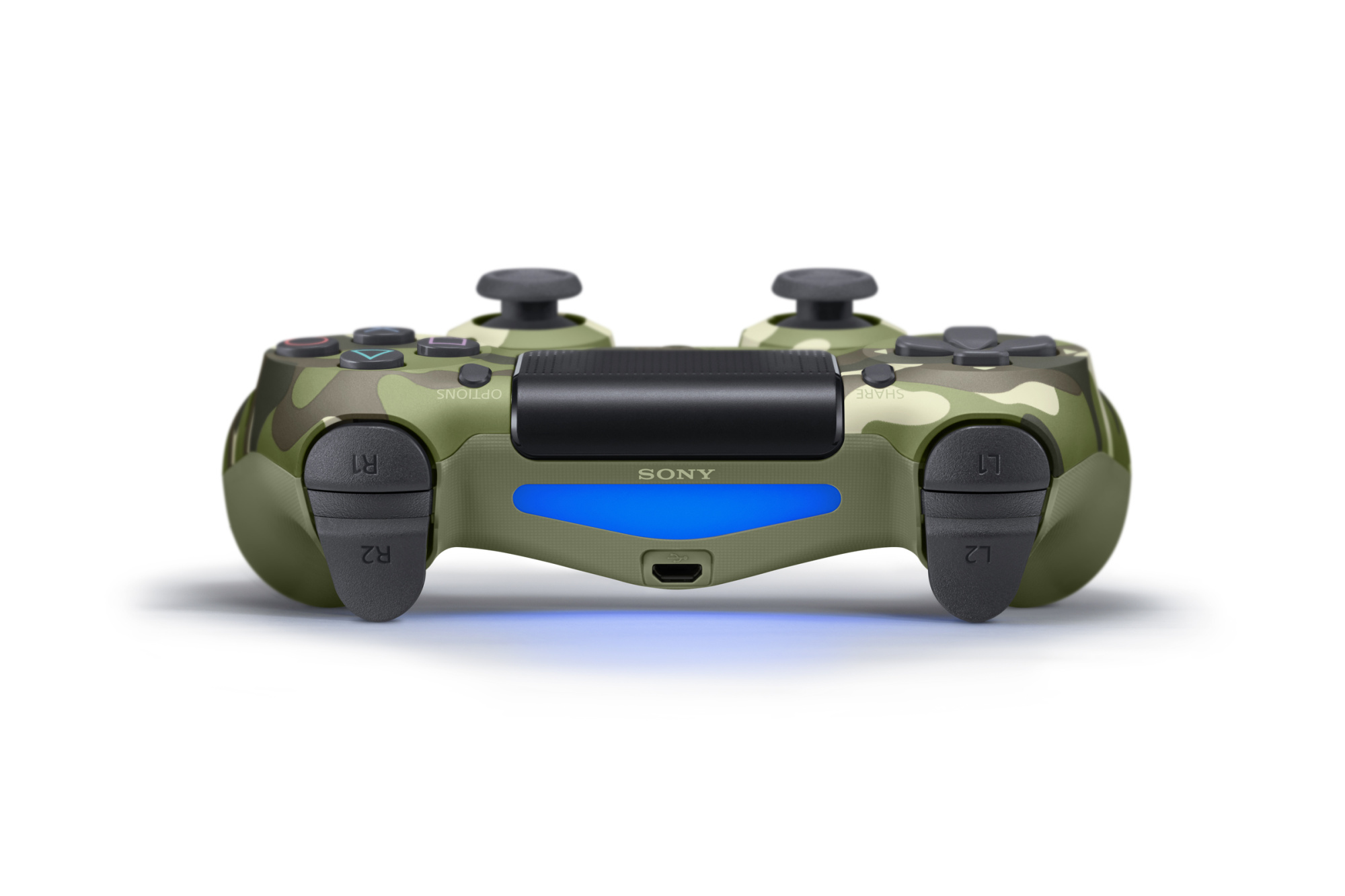 Геймпад DualShock 4 для PS4 беспроводной Green Cammo (камуфляжный) фото в интернет-магазине In Play