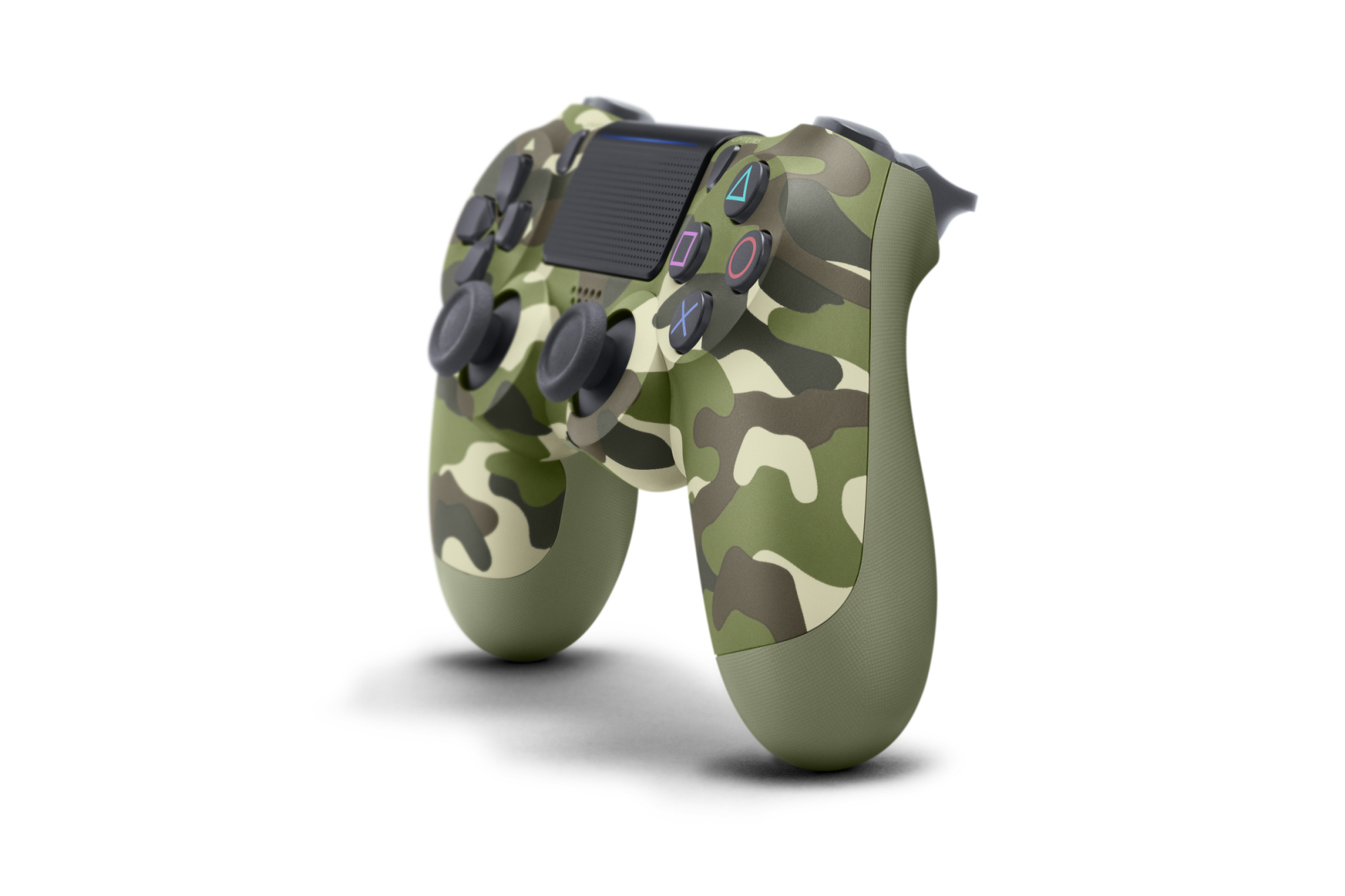 Геймпад DualShock 4 для PS4 беспроводной Green Cammo (камуфляжный) фото в интернет-магазине In Play