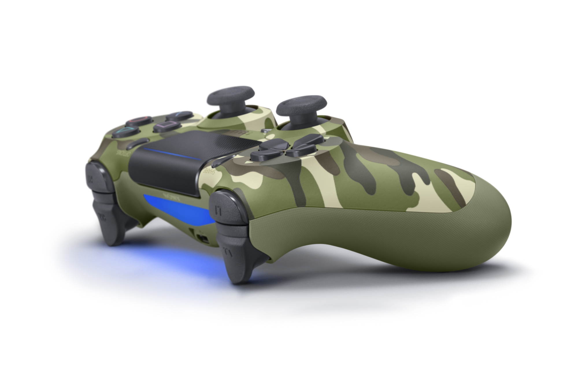 Геймпад DualShock 4 для PS4 беспроводной Green Cammo (камуфляжный) фото в интернет-магазине In Play